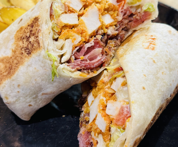 Wrap crousti poulet / Potatoes